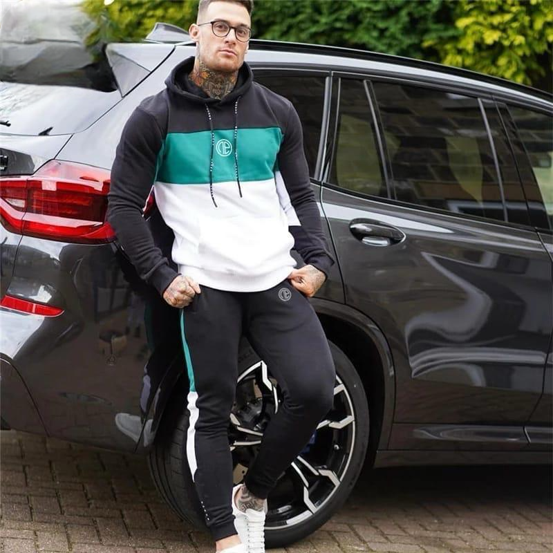 Contrast Panel Track Suit